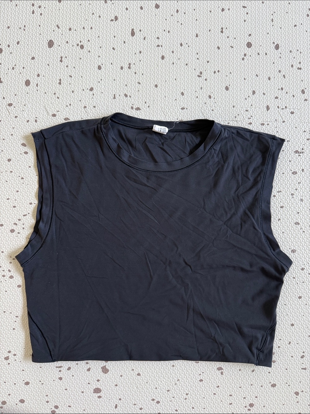💘 LULULEMON - WUNDERMOST ULTRA-SOFT NULU SUPER-CROPPED CREWNECK TANK